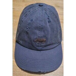 San Diego Zoo & Safari Park Rhino Logo Distressed Strap Back Dad Hat Adjustable